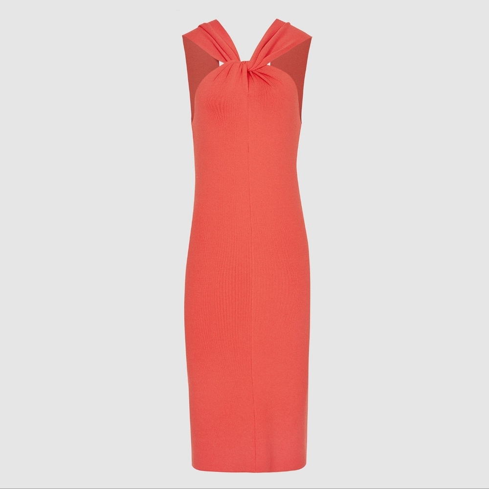 NWT REISS | $290 Sawyer Knit Bodycon Dress - Picture 6 of 8